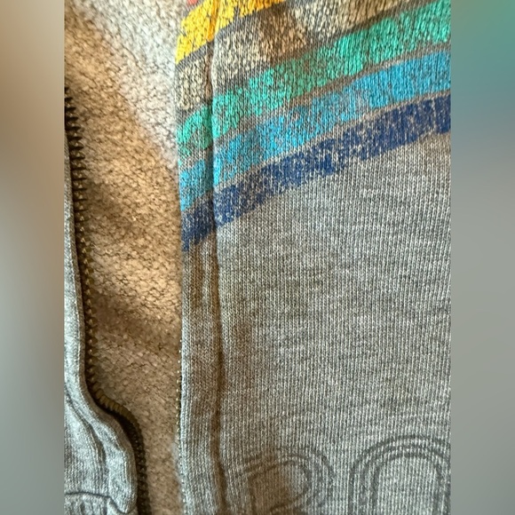 Billabong Gray and Blue Jacket with Retro Graphic - Picture 6 of 6